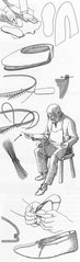 Skosyning – Schuh-Herstellung – Sewing a shoe